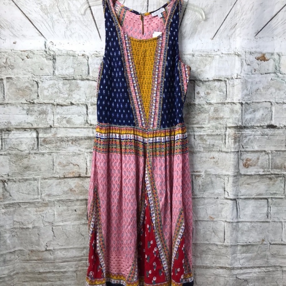 Patrons of peace patchwork dress